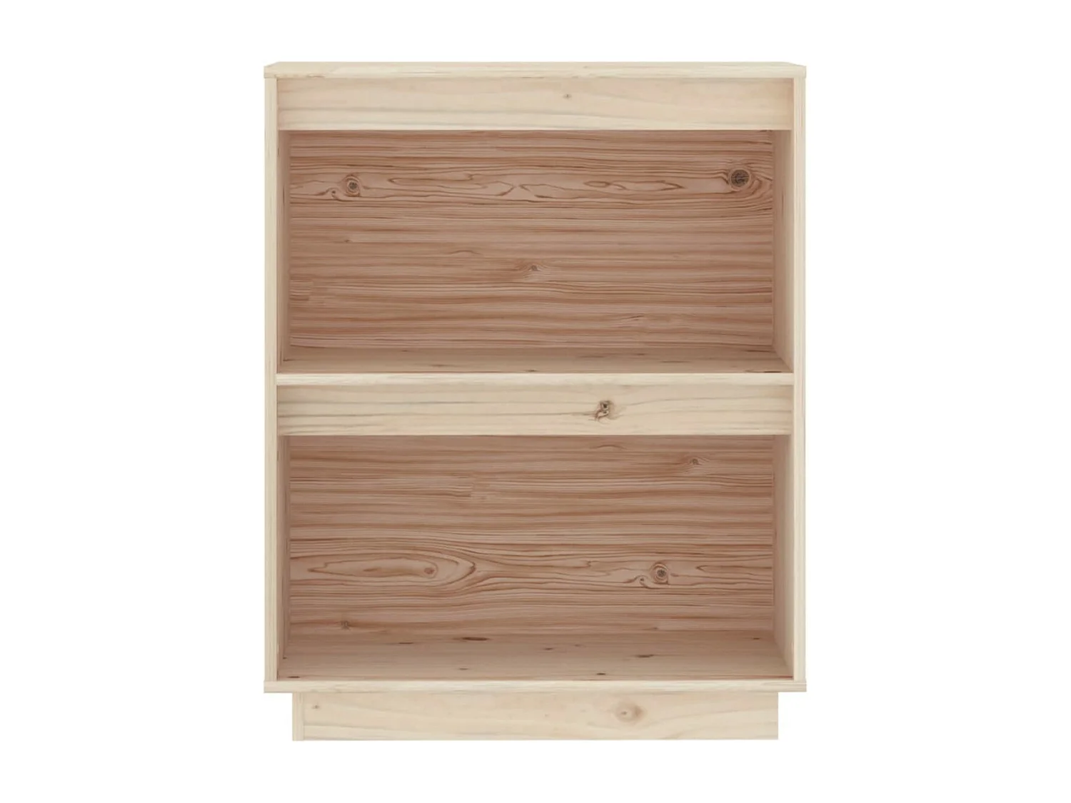 Petite étagère en bois massif de pin – Collection Vizion-Couleur Noir