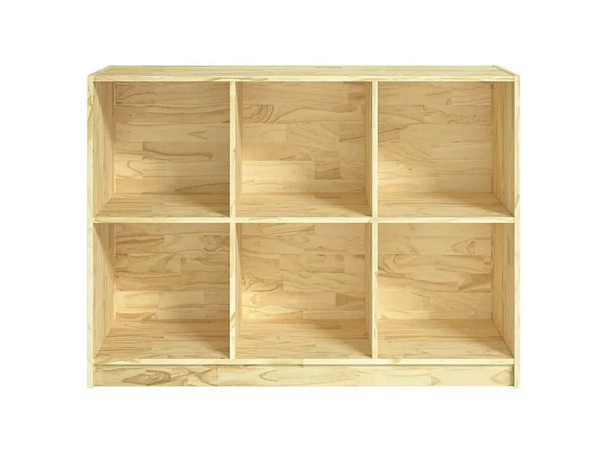 Bibliothèque 104x33x76 bois de pin massif