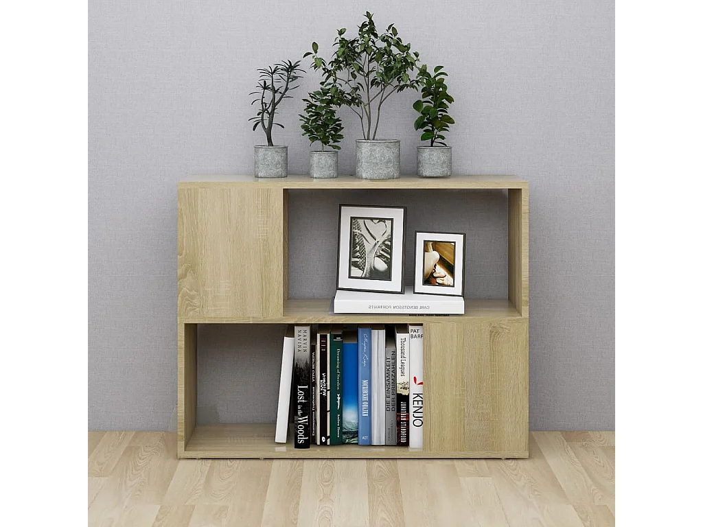 Etagère basse Chêne sonoma 80x24x63