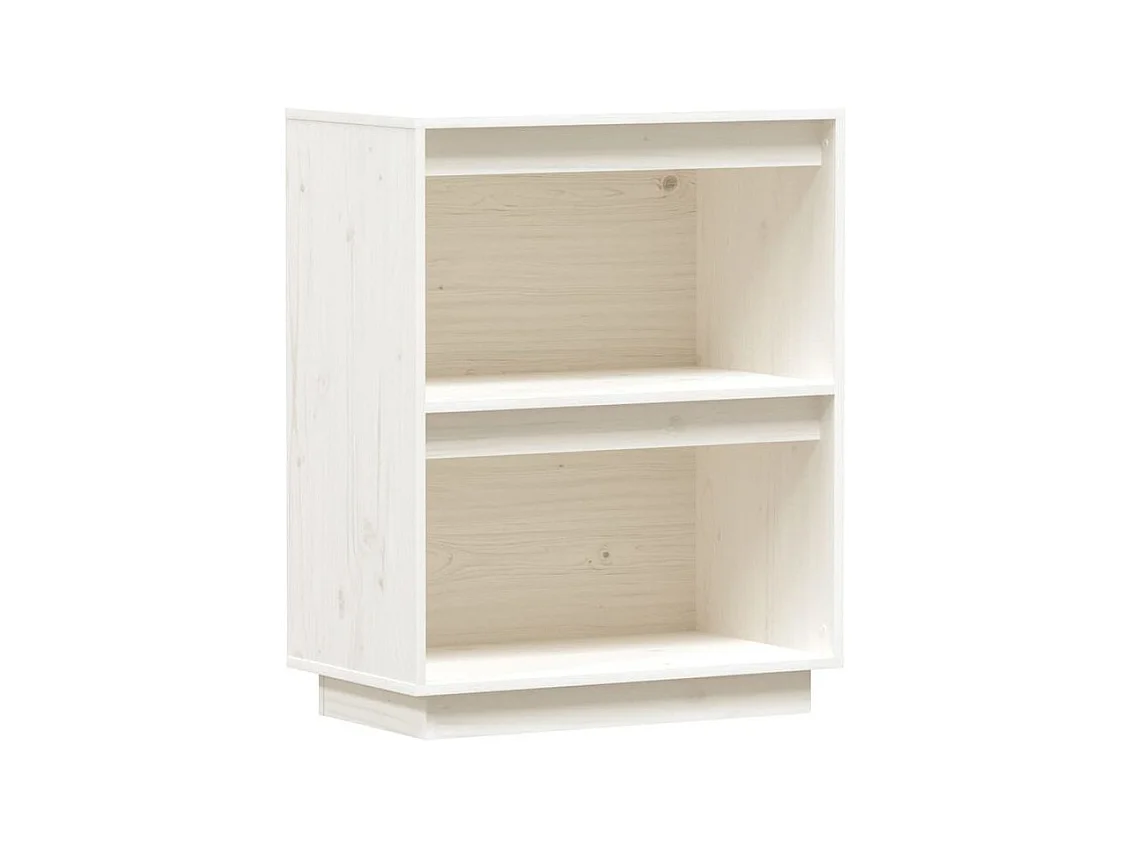 Petite étagère en bois massif de pin – Collection Vizion-Couleur Blanc