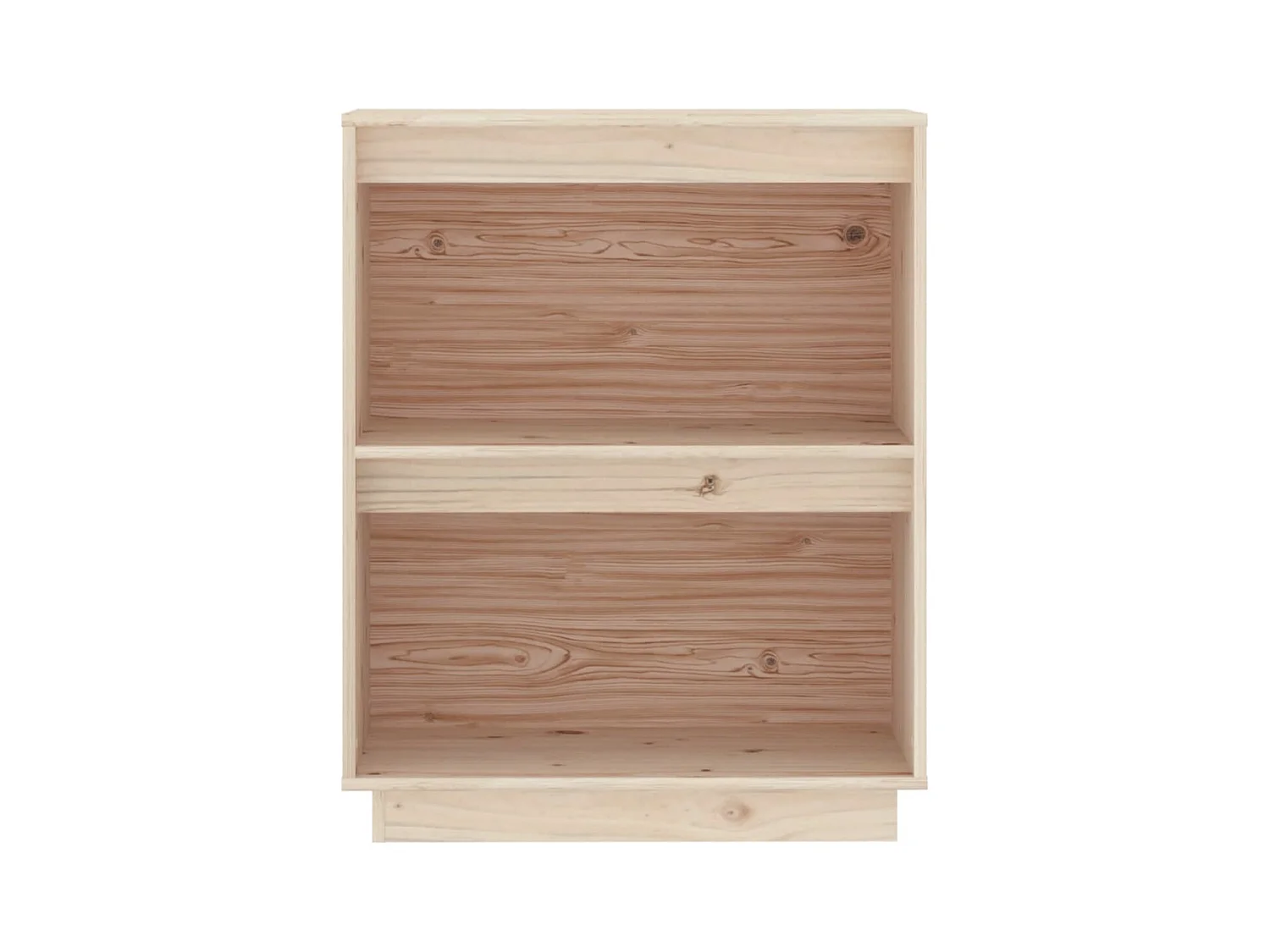 Petite étagère en bois massif de pin – Collection Vizion-Couleur Blanc