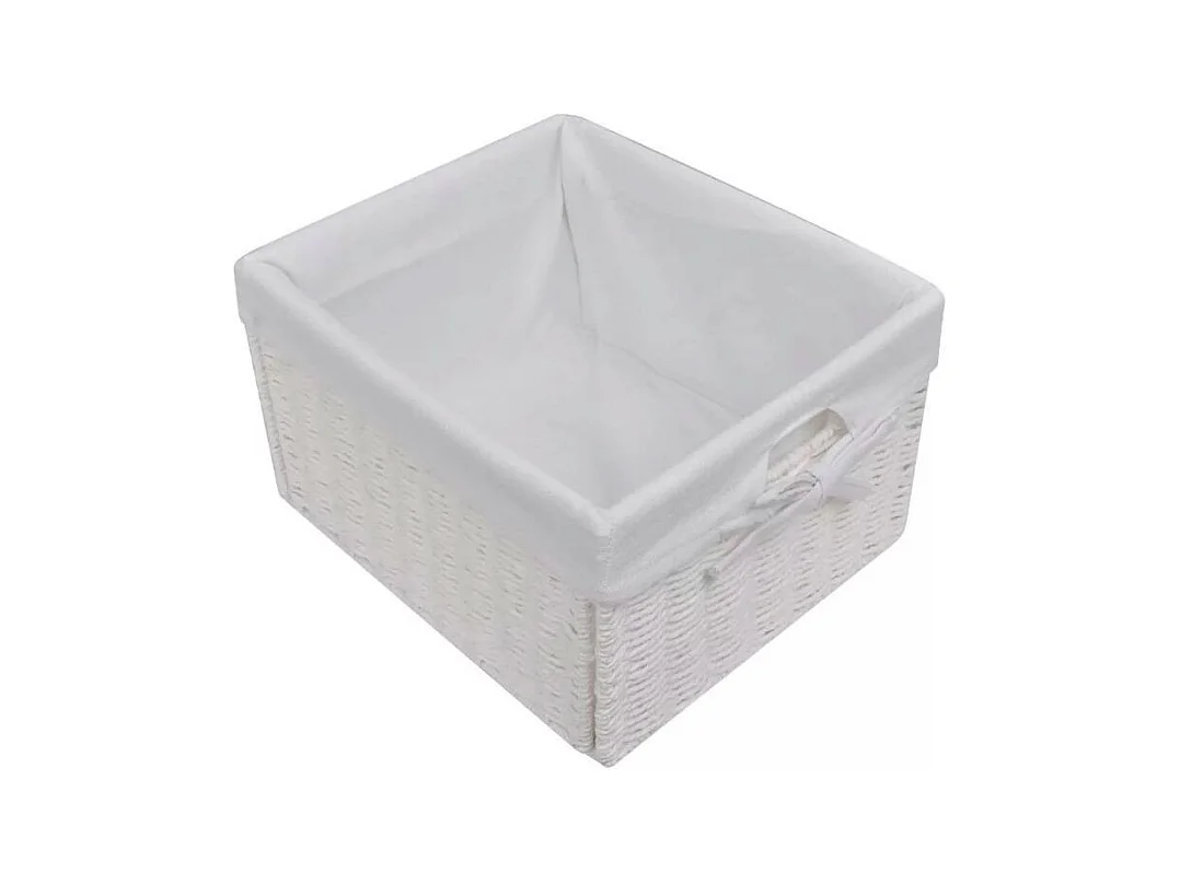 Étagère 9 tiroirs en paniers tissés paulownia massif clair Poupa