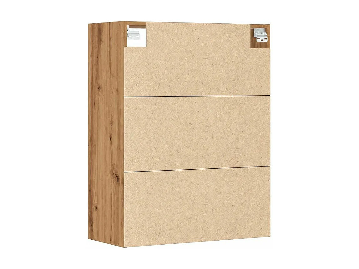Armoire murale suspendue chêne artisanal 69,5x32,5x90