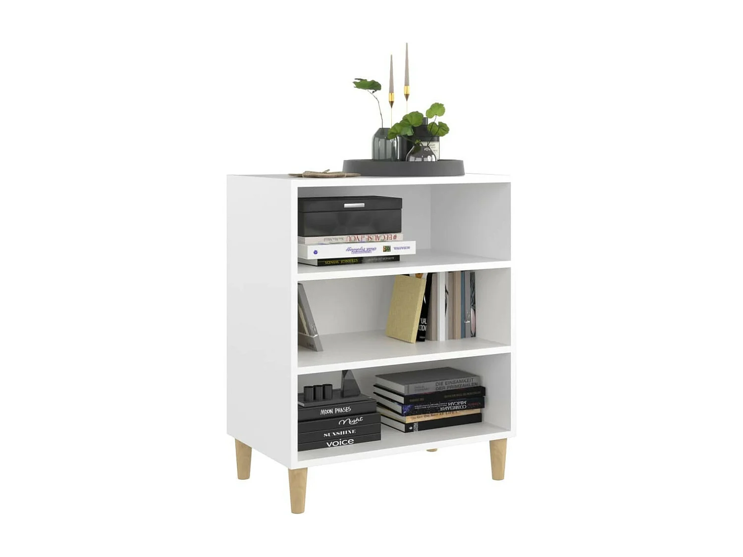 Étagère basse Blanc 57x35x70