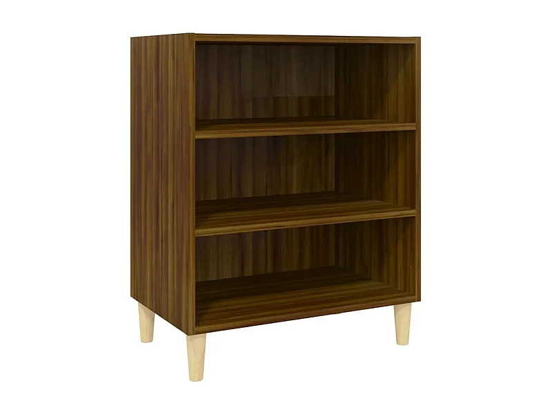 Buffet chêne marron 57x35x70 bois d'ingénierie