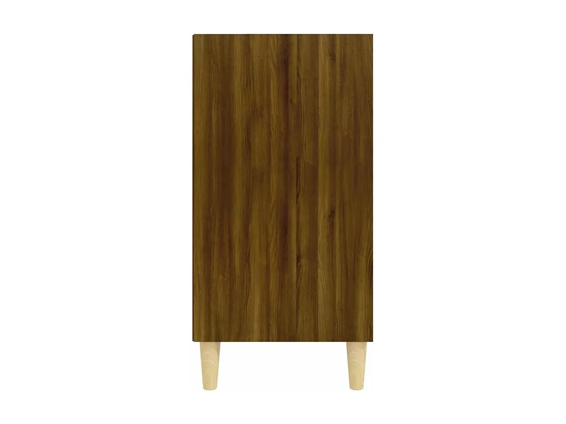 Buffet chêne marron 57x35x70 bois d'ingénierie