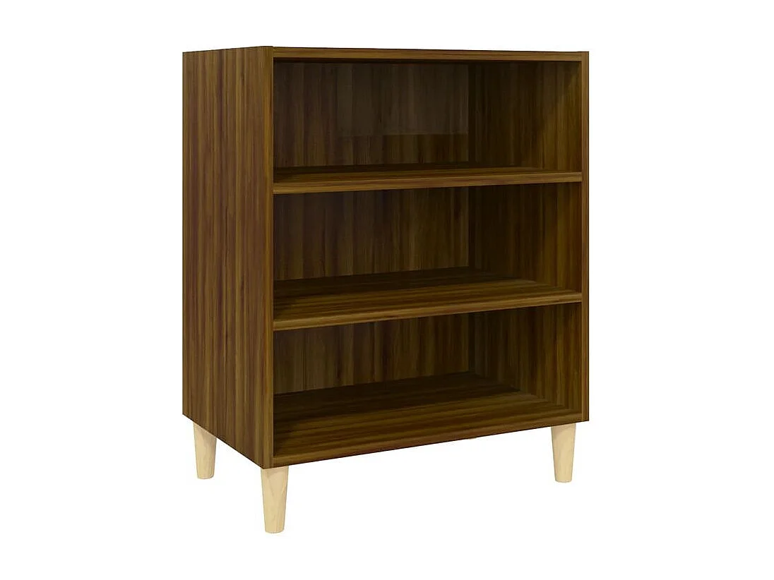 Buffet chêne marron 57x35x70 bois d'ingénierie