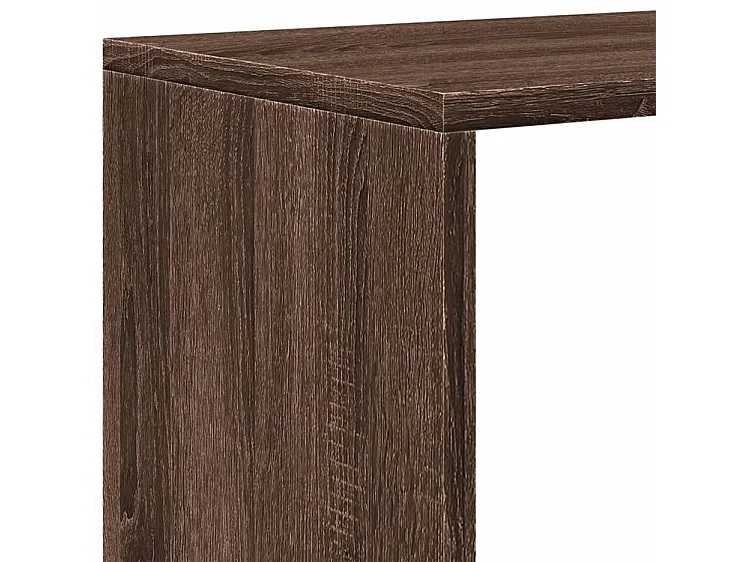 Étagère bibliothèque escalier Palino 123cm - 4 niches-Couleur Marron