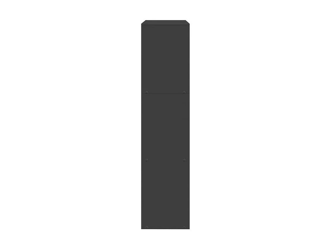 Étagère bibliothèque escalier Palino 123cm - 4 niches-Couleur Noir