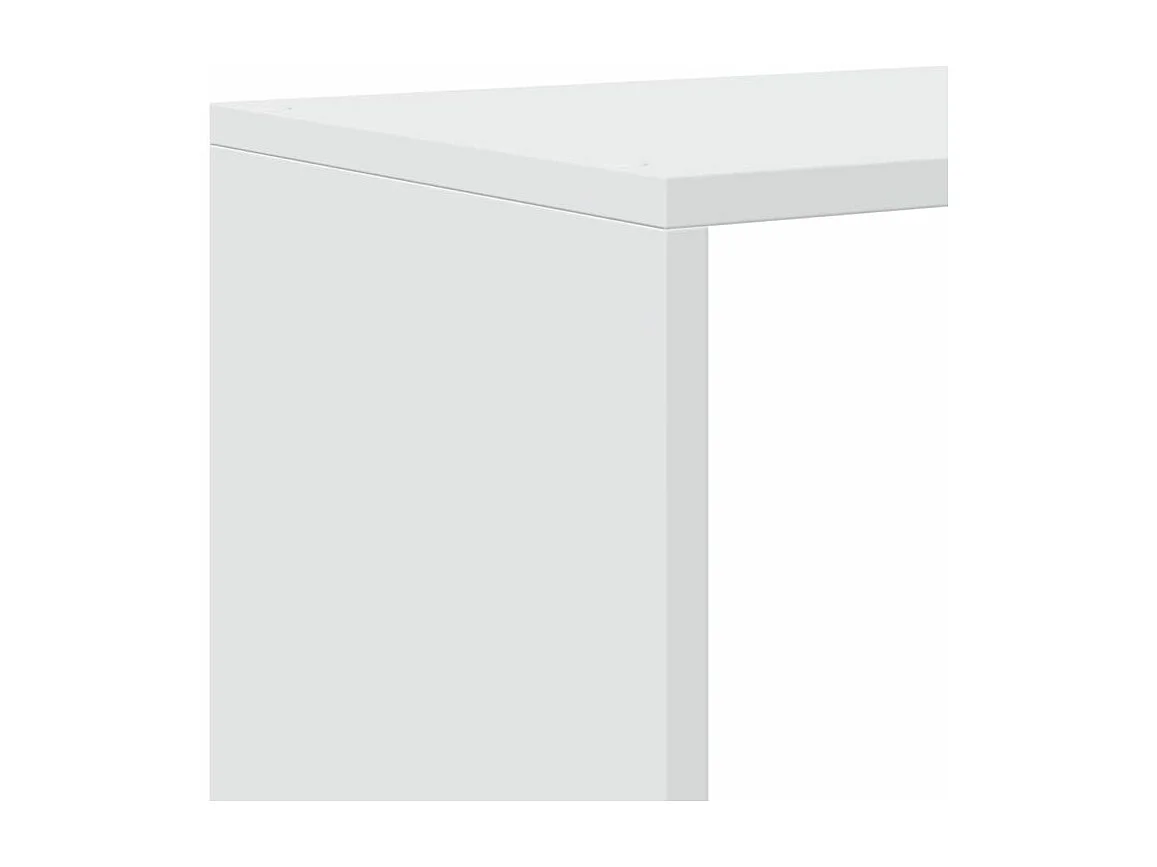 Étagère bibliothèque escalier 3 niveaux Kato 99cm - 6 niches-Couleur Blanc