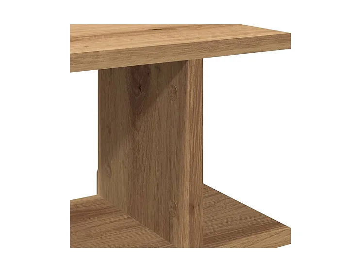 Étagères murales 2 pcs chêne artisanal 75x18x20