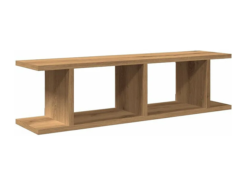 Étagères murales 2 pcs chêne artisanal 75x18x20