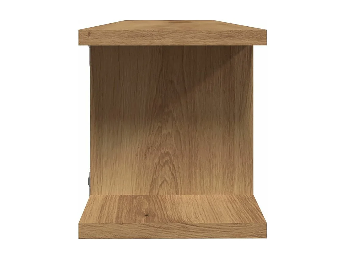 Étagères murales 2 pcs chêne artisanal 75x18x20