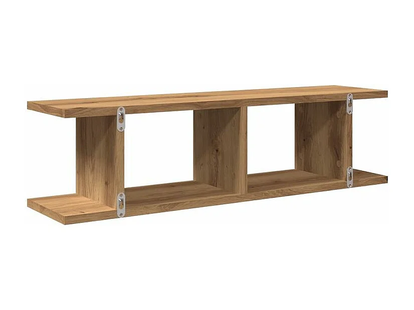 Étagères murales 2 pcs chêne artisanal 75x18x20