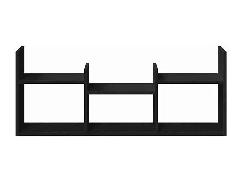 Armoire murale 100x18x40 noir bois d'ingénierie