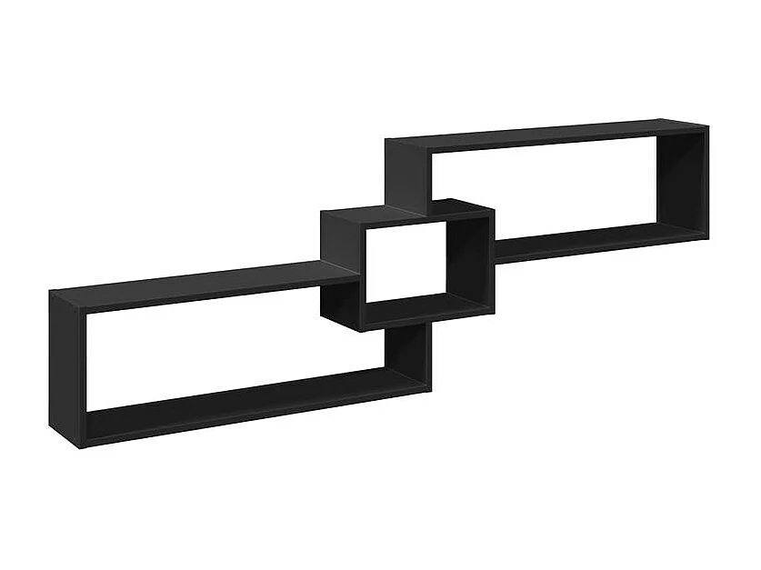 Armoire murale 158x18x53 noir bois d'ingénierie