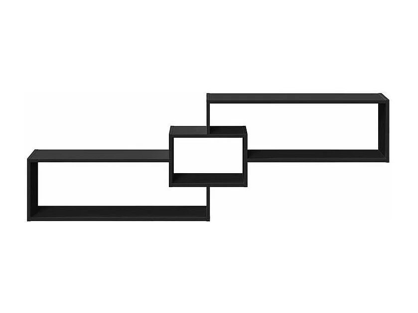 Armoire murale 158x18x53 noir bois d'ingénierie