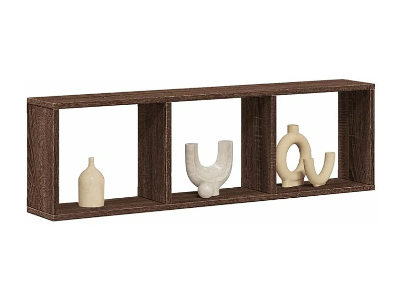 Armoire murale 100x16x30 chêne marron bois d'ingénierie