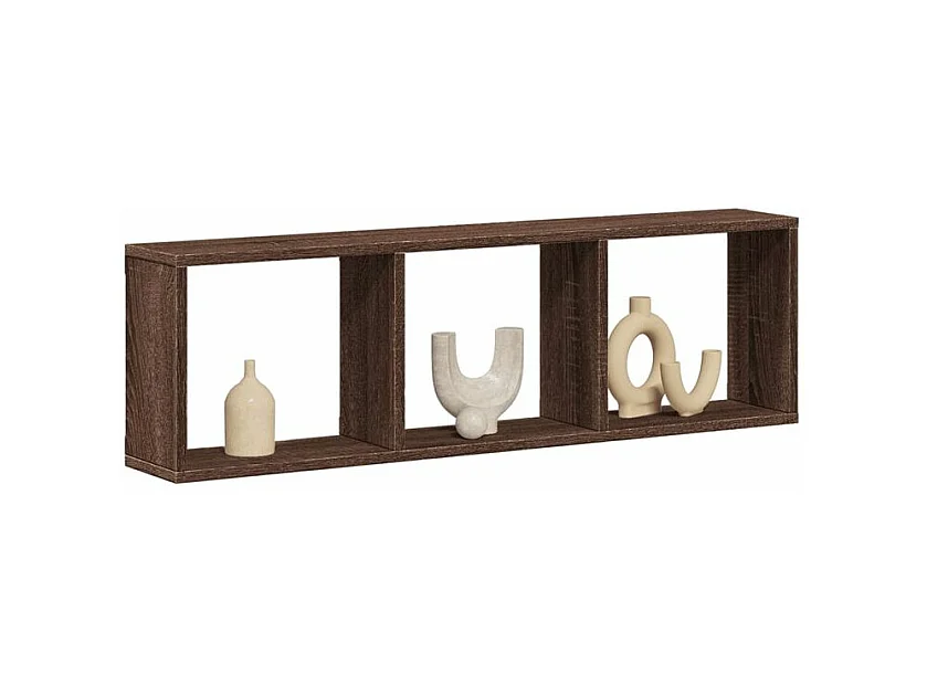 Armoire murale 100x16x30 chêne marron bois d'ingénierie