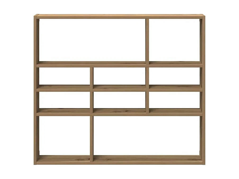 Étagère murale chêne artisanal 90x16x78 bois d'ingénierie