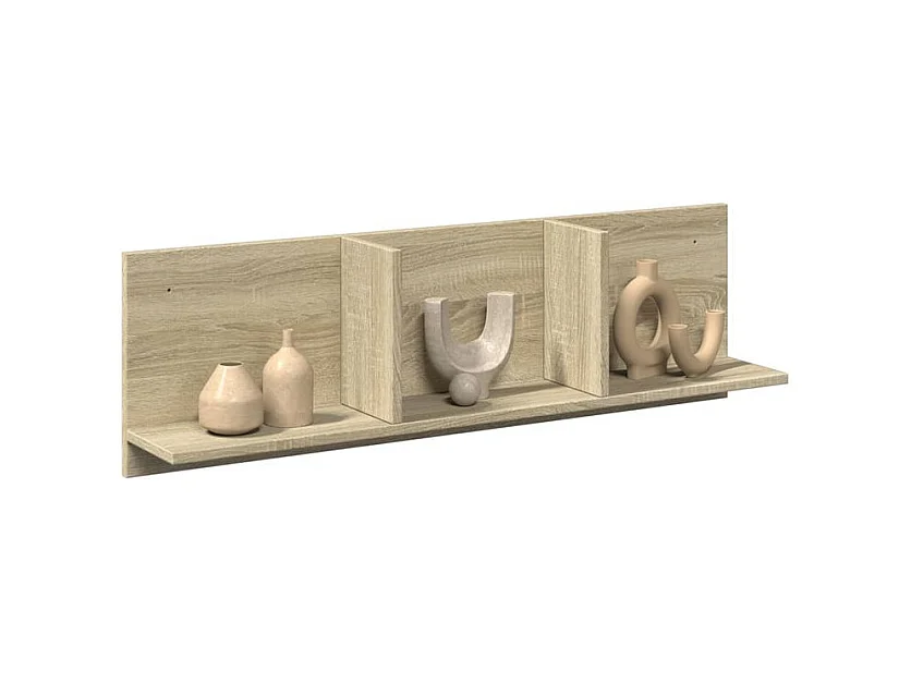 Armoire murale 100x16,5x30 chêne sonoma bois d'ingénierie