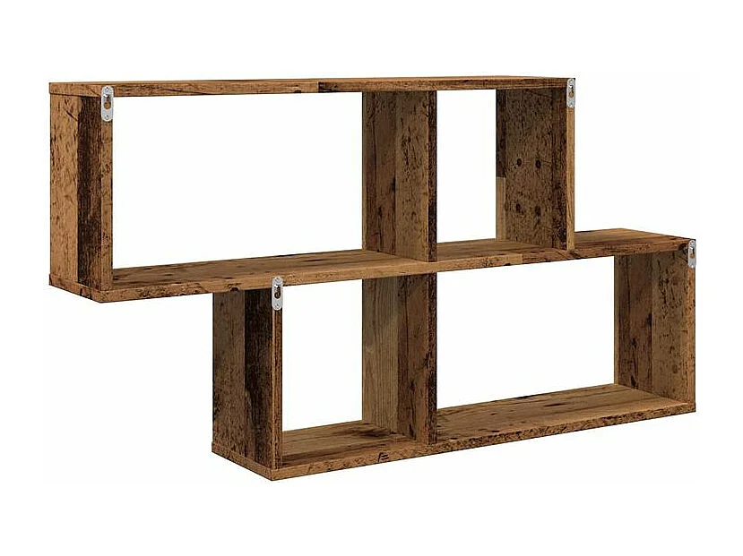 Étagère murale vieux bois 100x18x53 bois d'ingénierie