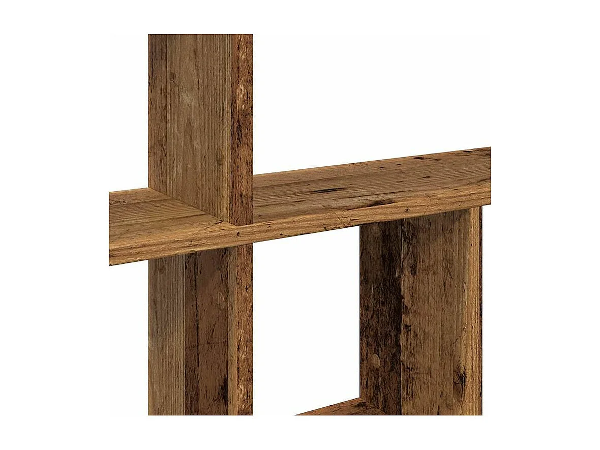 Étagère murale vieux bois 100x18x53 bois d'ingénierie