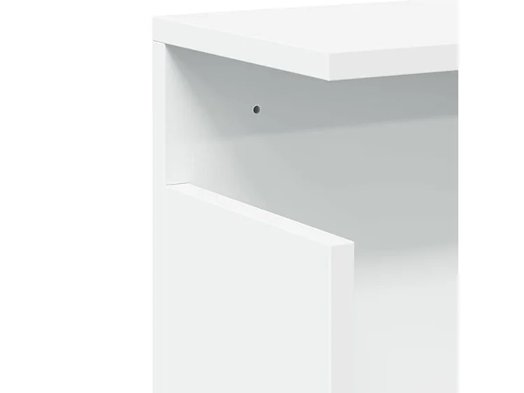 Armoire murale 60x20x30 blanc bois d'ingénierie