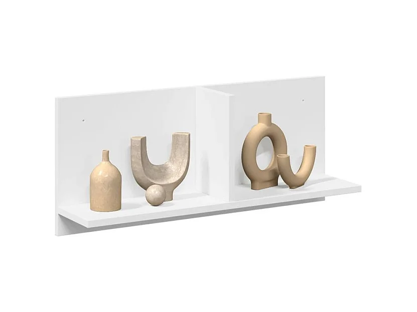 Armoire murale 70x16,5x30 blanc bois d'ingénierie