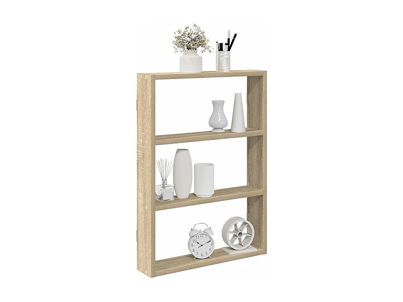 Étagère murale chêne sonoma 43x9x60 bois d'ingénierie