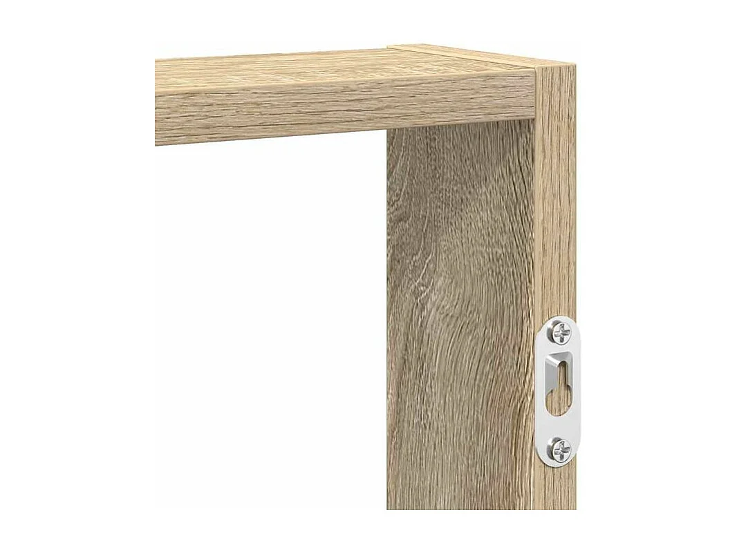 Étagère murale chêne sonoma 43x9x60 bois d'ingénierie