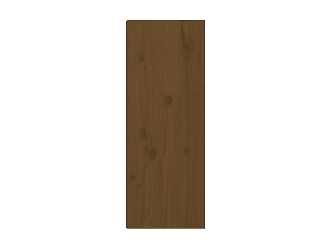 Armoires murales 2pcs Marron miel 30x30x80 Bois de pin massif