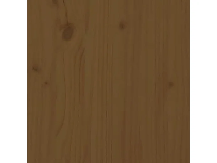 Armoires murales 2pcs Marron miel 30x30x80 Bois de pin massif