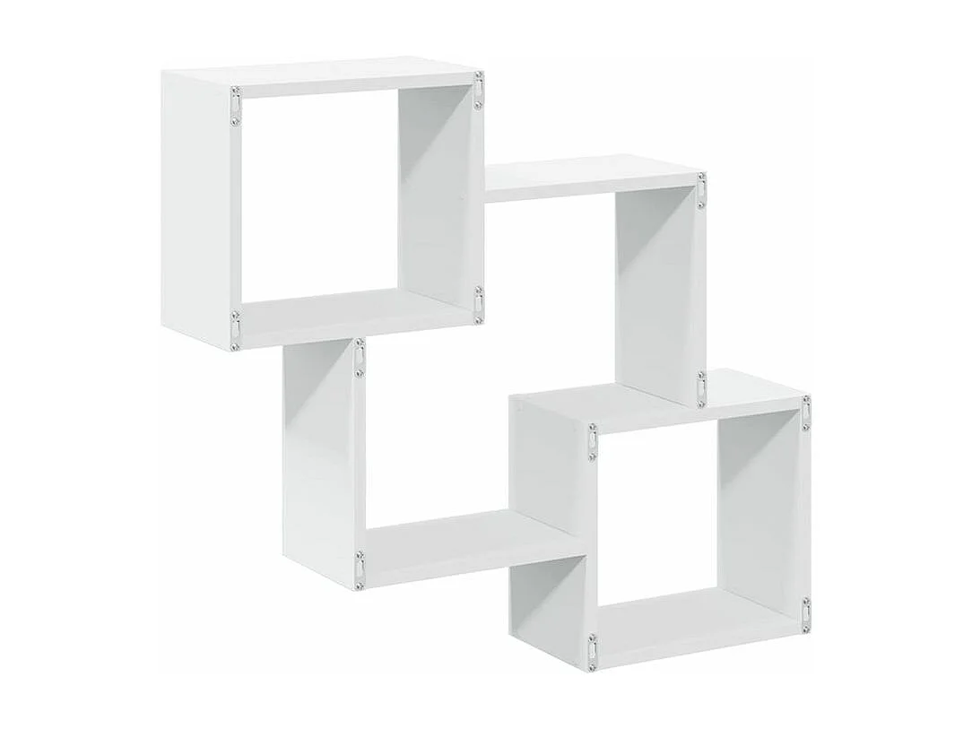 Armoire murale 78x18x71 blanc bois d'ingénierie