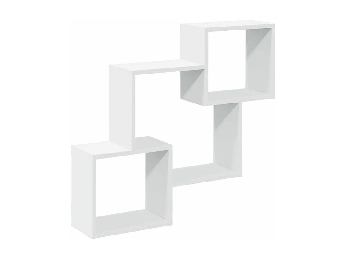 Armoire murale 78x18x71 blanc bois d'ingénierie