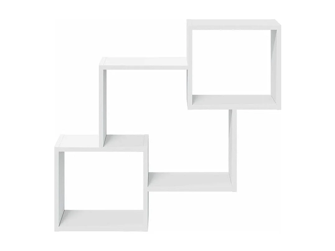 Armoire murale 78x18x71 blanc bois d'ingénierie