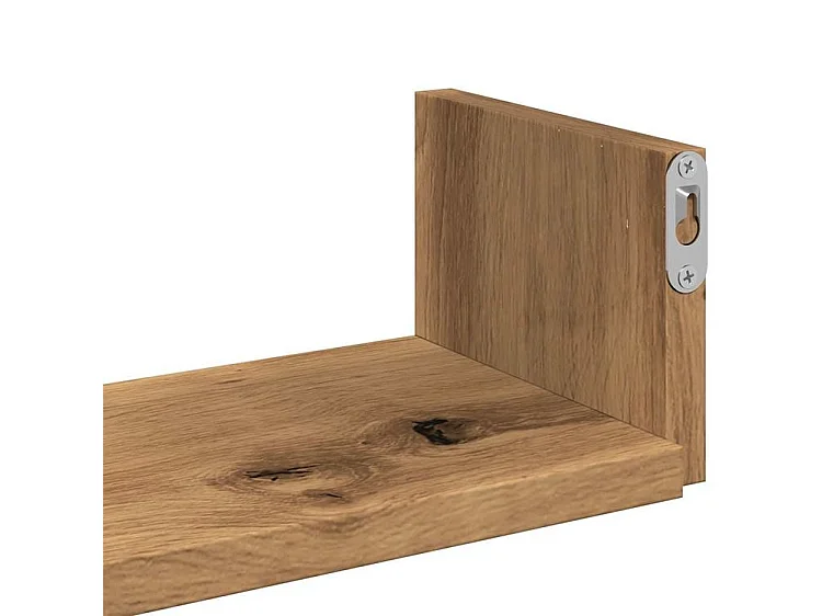 Étagères murales 3 pcs chêne artisanal bois d'ingénierie