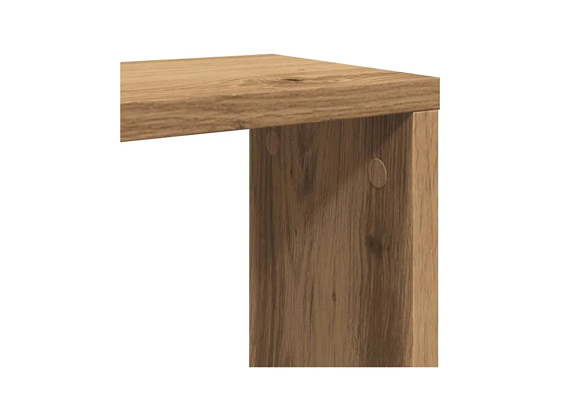 Étagères cube murales 2 pcs chêne artisanal bois ingénierie