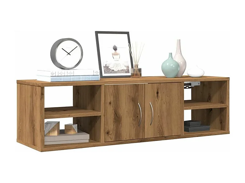 Armoire murale chêne artisanal 102x30x29 bois d'ingénierie