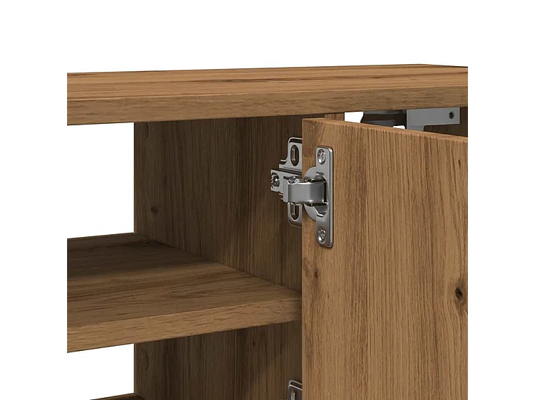 Armoire murale chêne artisanal 102x30x29 bois d'ingénierie