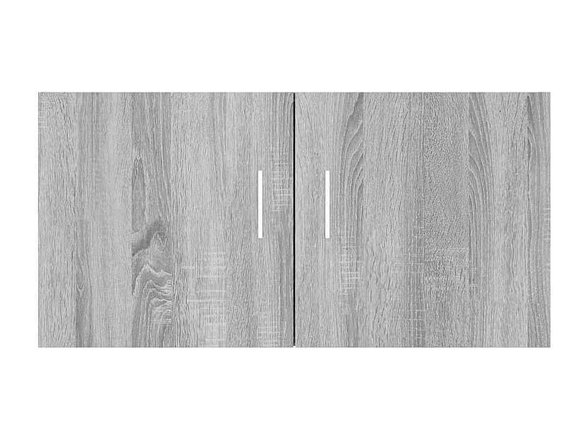 Armoire murale Korane L80xH40xP39 – Sobre et Polyvalente-Couleur Chêne gris