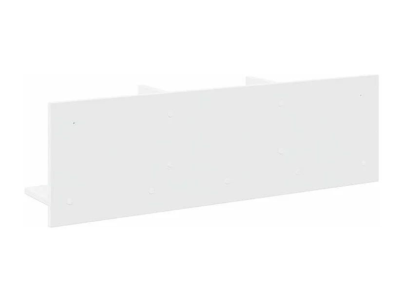 Armoire murale 100x16,5x30 blanc bois d'ingénierie