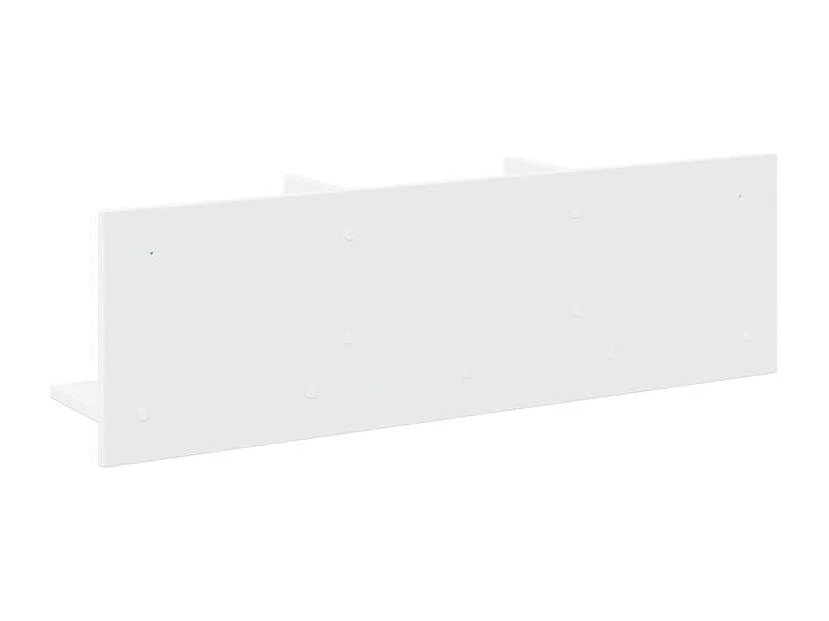 Armoire murale 100x16,5x30 blanc bois d'ingénierie