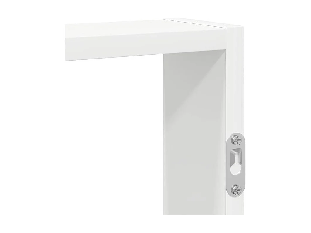 Étagère murale blanc 43x9x60 bois d'ingénierie