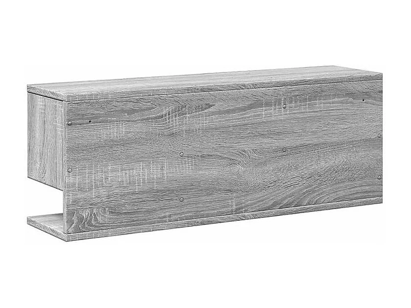 Armoire murale 80x20x30 sonoma gris bois d'ingénierie