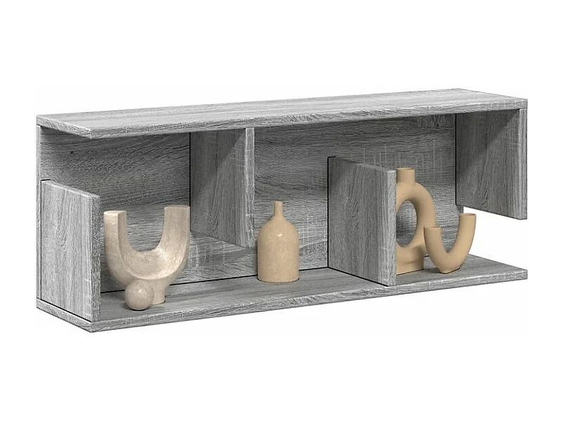 Armoire murale 80x20x30 sonoma gris bois d'ingénierie