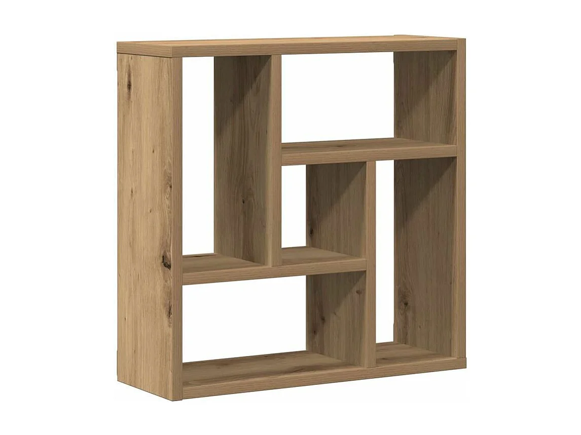 Étagère murale chêne artisanal 45x16x45 bois d'ingénierie