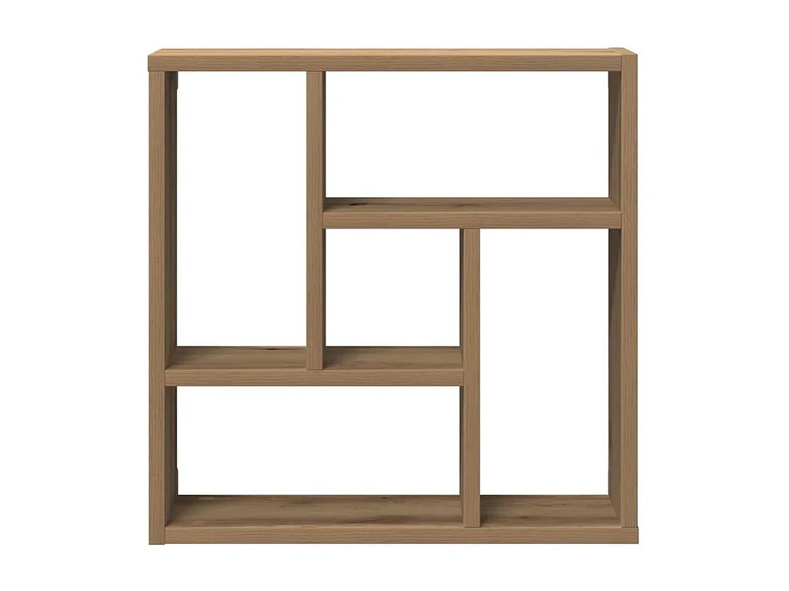 Étagère murale chêne artisanal 45x16x45 bois d'ingénierie