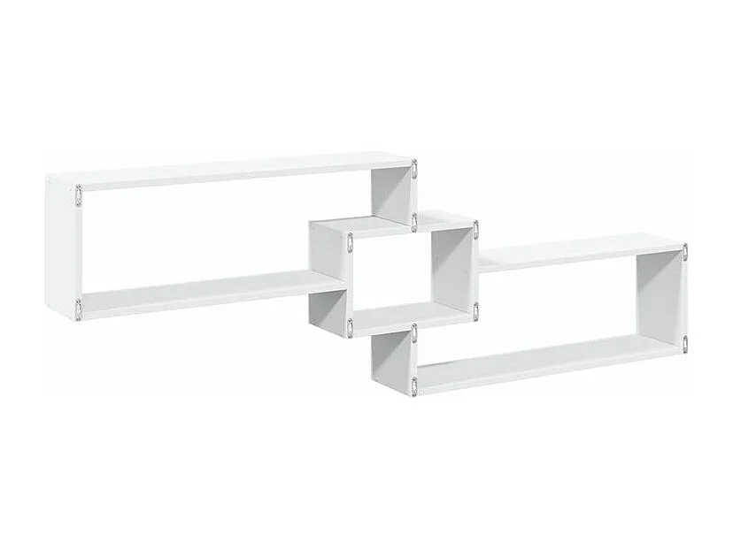 Armoire murale 158x18x53 blanc bois d'ingénierie