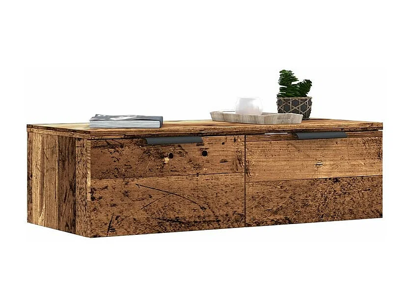 Armoire murale chêne artisanal 68x30x20 bois d'ingénierie